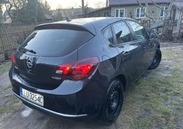 Opel Astra cena 36900 przebieg: 186048, rok produkcji 2014 z Zgierz małe 781